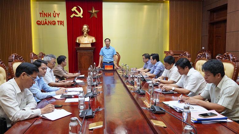 Thường trực Tỉnh ủy họp chuẩn bị nội dung trình Hội nghị Tỉnh ủy lần thứ 9